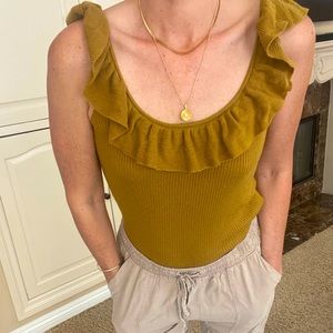 Madewell Ruffle Tank